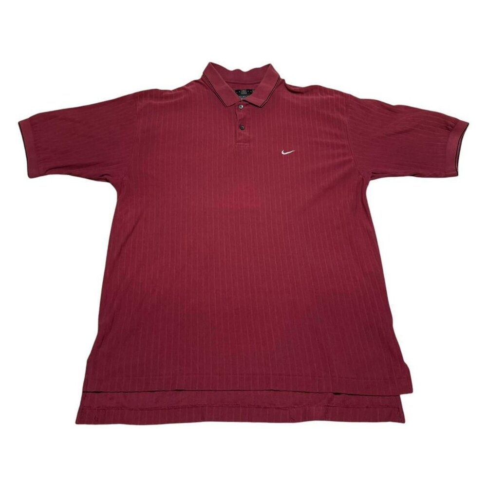 Vintage 2000s Nike Golf Brickyard Crossings‎ Red Polo Shirt Adult XL